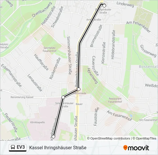 EV3 Bus Line Map