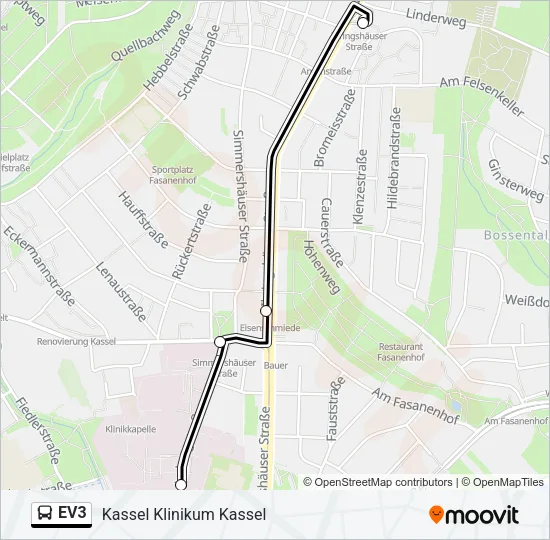 EV3 Bus Line Map