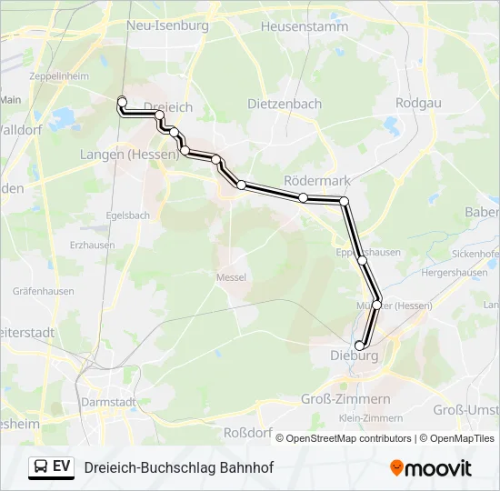 EV Bus Line Map