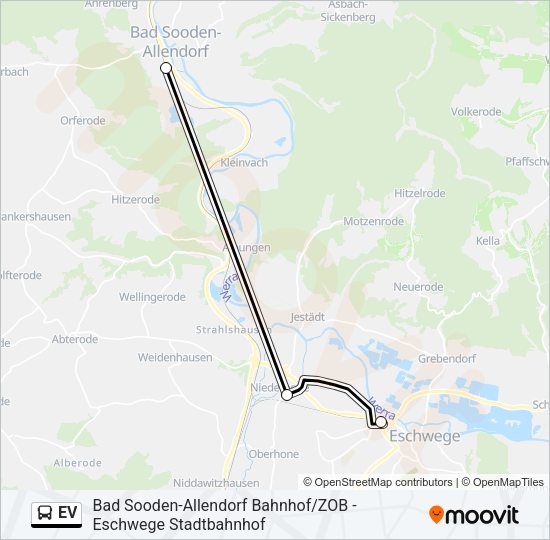 EV Bus Line Map