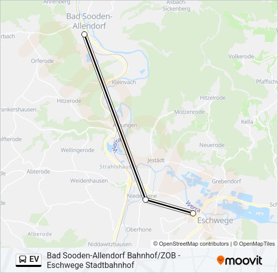 EV Bus Line Map