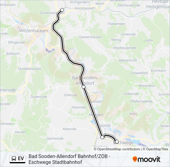 EV Bus Line Map