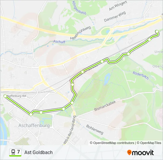 7 Train Line Map