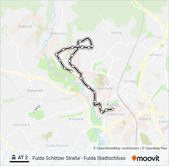 AT 2 S-Bahn Line Map
