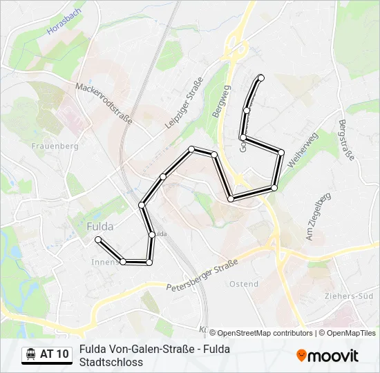 AT 10 S-Bahn Line Map