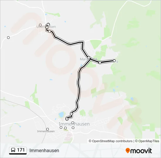 171 Bus Line Map