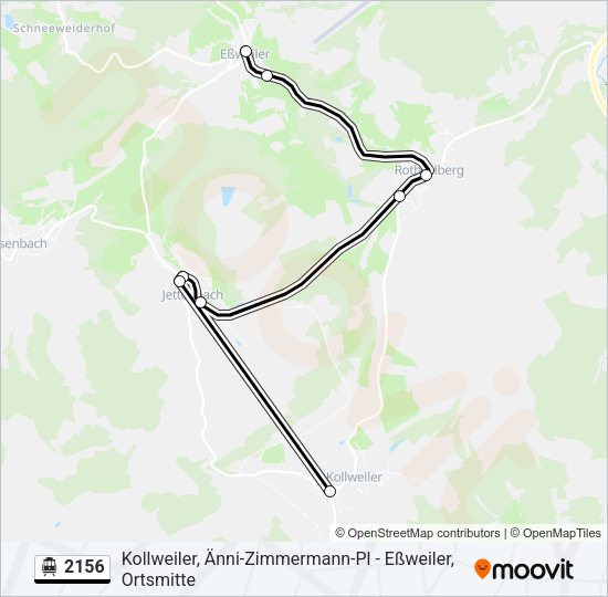 S-Bahn 2156: карта маршрута