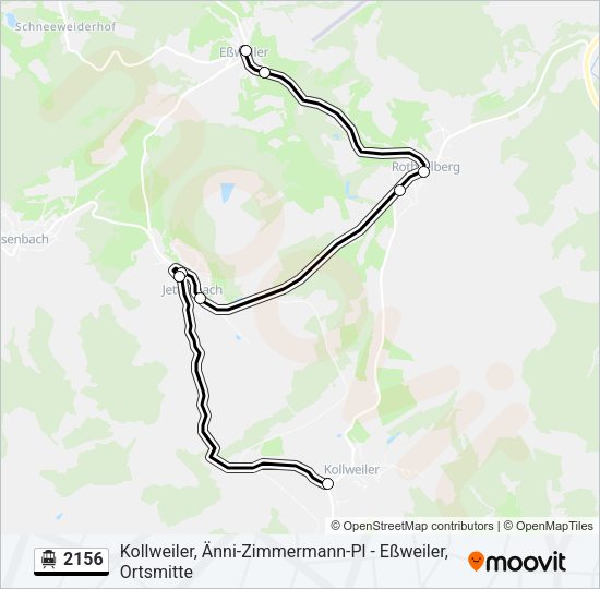 S-Bahn 2156: карта маршрута