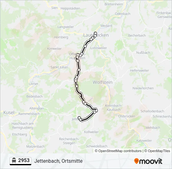 2953 S-Bahn Line Map