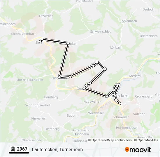 2967 S-Bahn Line Map
