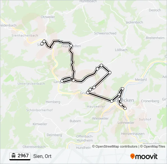 2967 S-Bahn Line Map