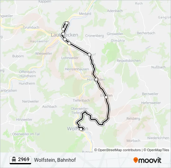2969 S-Bahn Line Map