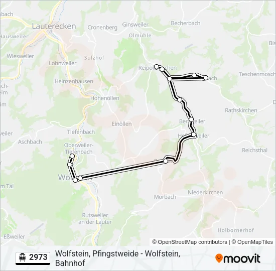 2973 S-Bahn Line Map