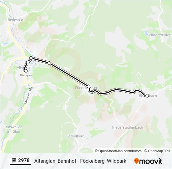 2978 S-Bahn Line Map
