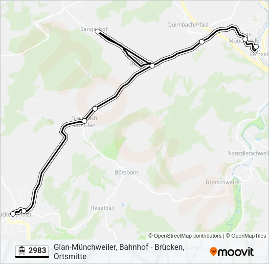 2983 S-Bahn Line Map