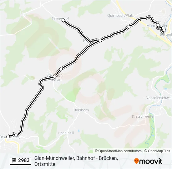 2983 S-Bahn Line Map