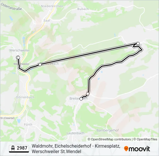 2987 S-Bahn Line Map