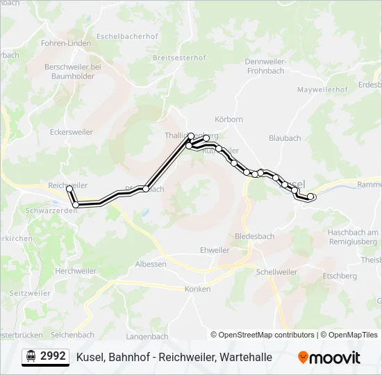 2992 S-Bahn Line Map