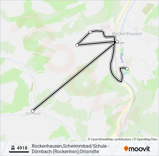 4918 S-Bahn Line Map