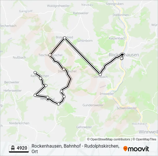 4920 S-Bahn Line Map
