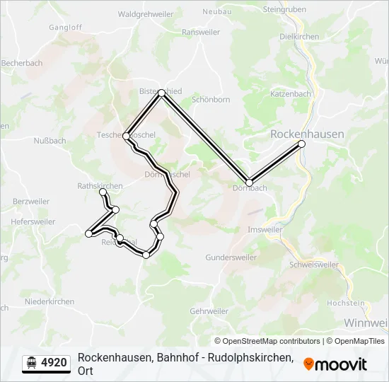 4920 S-Bahn Line Map