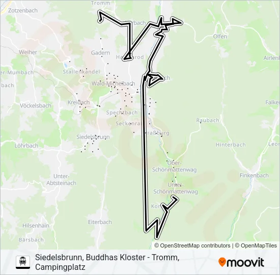 6990 MICHELBUS S-Bahn Line Map