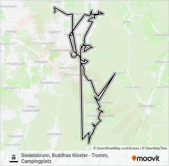 6990 MICHELBUS S-Bahn Line Map