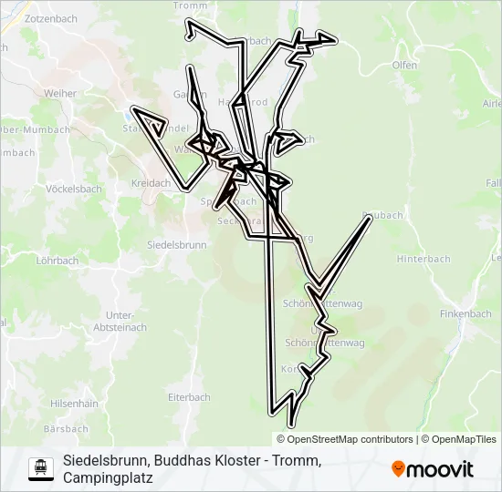 6990 MICHELBUS S-Bahn Line Map