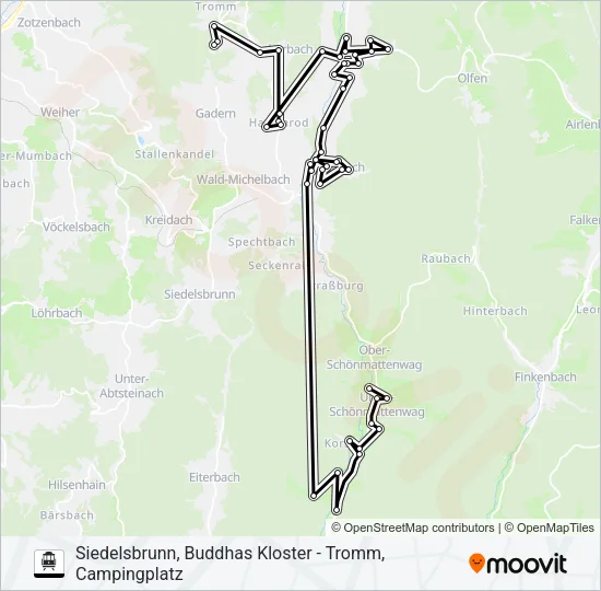 6990 MICHELBUS S-Bahn Line Map