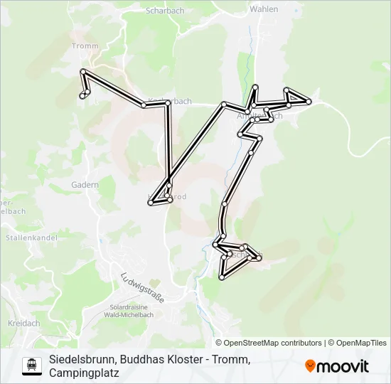 6990 MICHELBUS S-Bahn Line Map