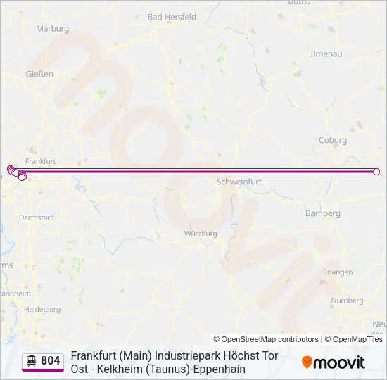 804 S-Bahn Line Map