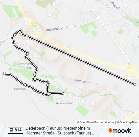 814 S-Bahn Line Map