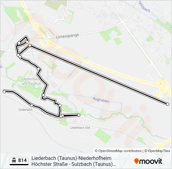 814 S-Bahn Line Map