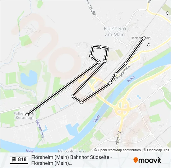 818 S-Bahn Line Map