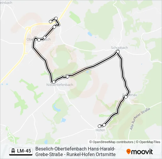 LM-45 S-Bahn Line Map