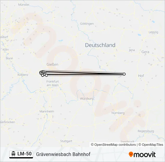 LM-50 S-Bahn Line Map