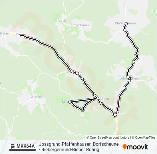MKK64A S-Bahn Line Map