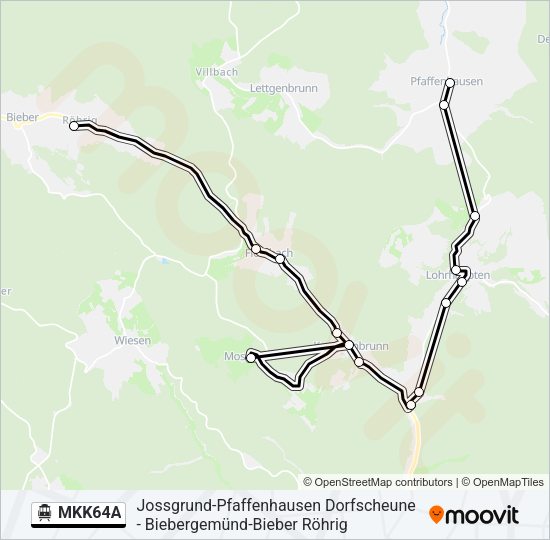 MKK64A S-Bahn Line Map