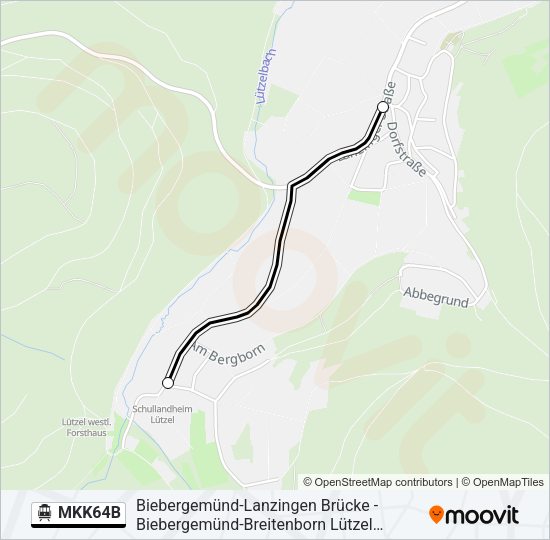 MKK64B S-Bahn Line Map