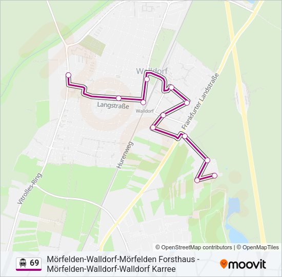 69 S-Bahn Line Map