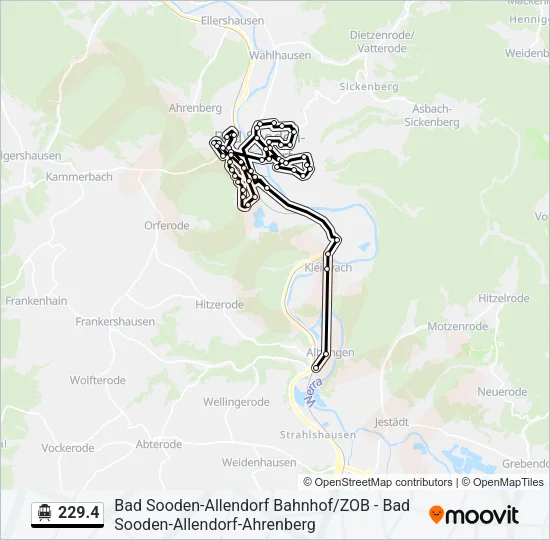 229.4 S-Bahn Line Map