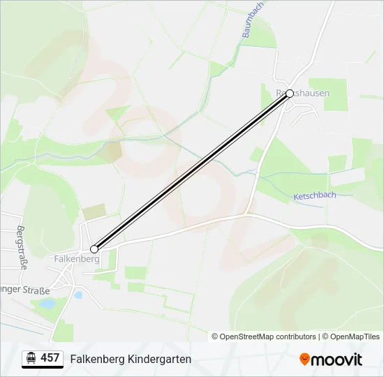 457 S-Bahn Line Map