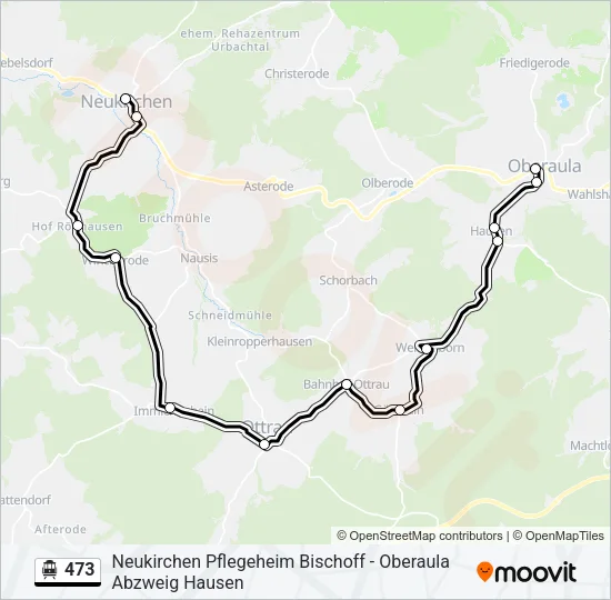 473 S-Bahn Line Map