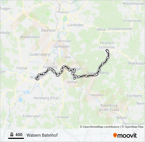 400 S-Bahn Line Map