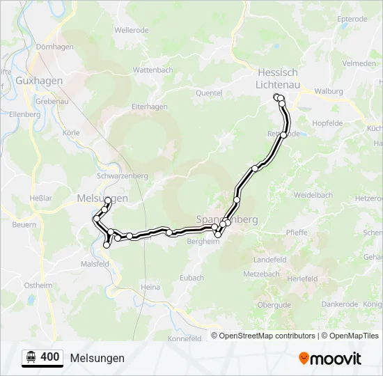 400 S-Bahn Line Map