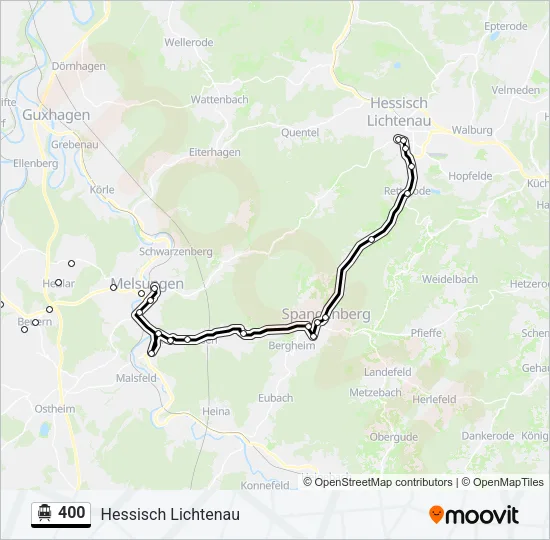 400 S-Bahn Line Map