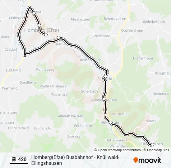 420 S-Bahn Line Map
