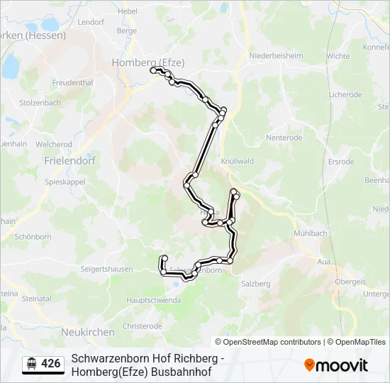 426 S-Bahn Line Map