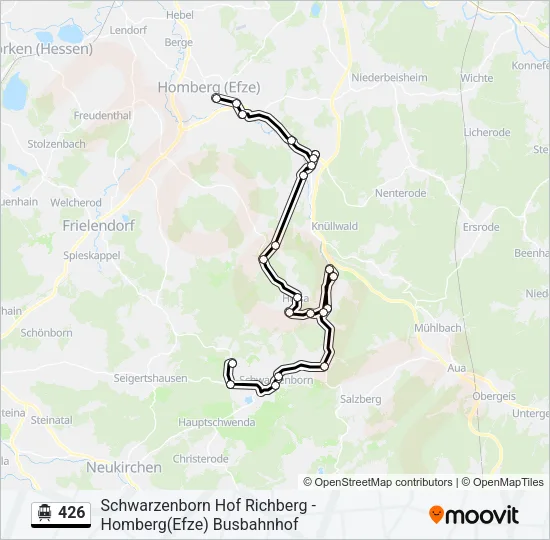 426 S-Bahn Line Map