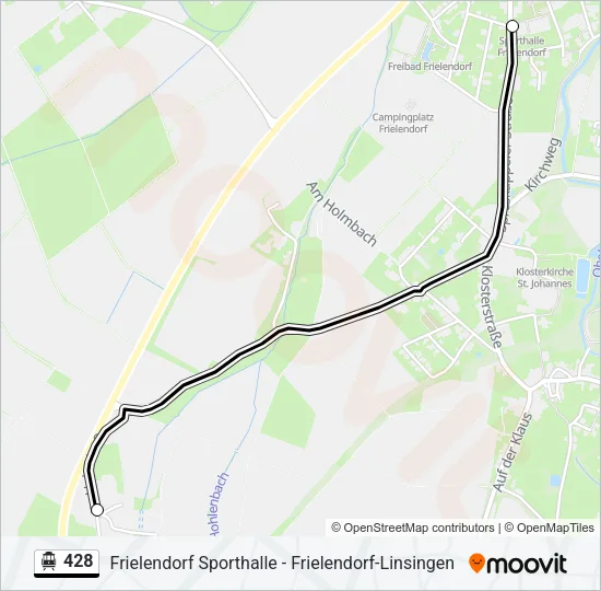 428 S-Bahn Line Map